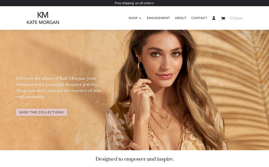 Blueprint.Inc website services Kate Morgan Designs